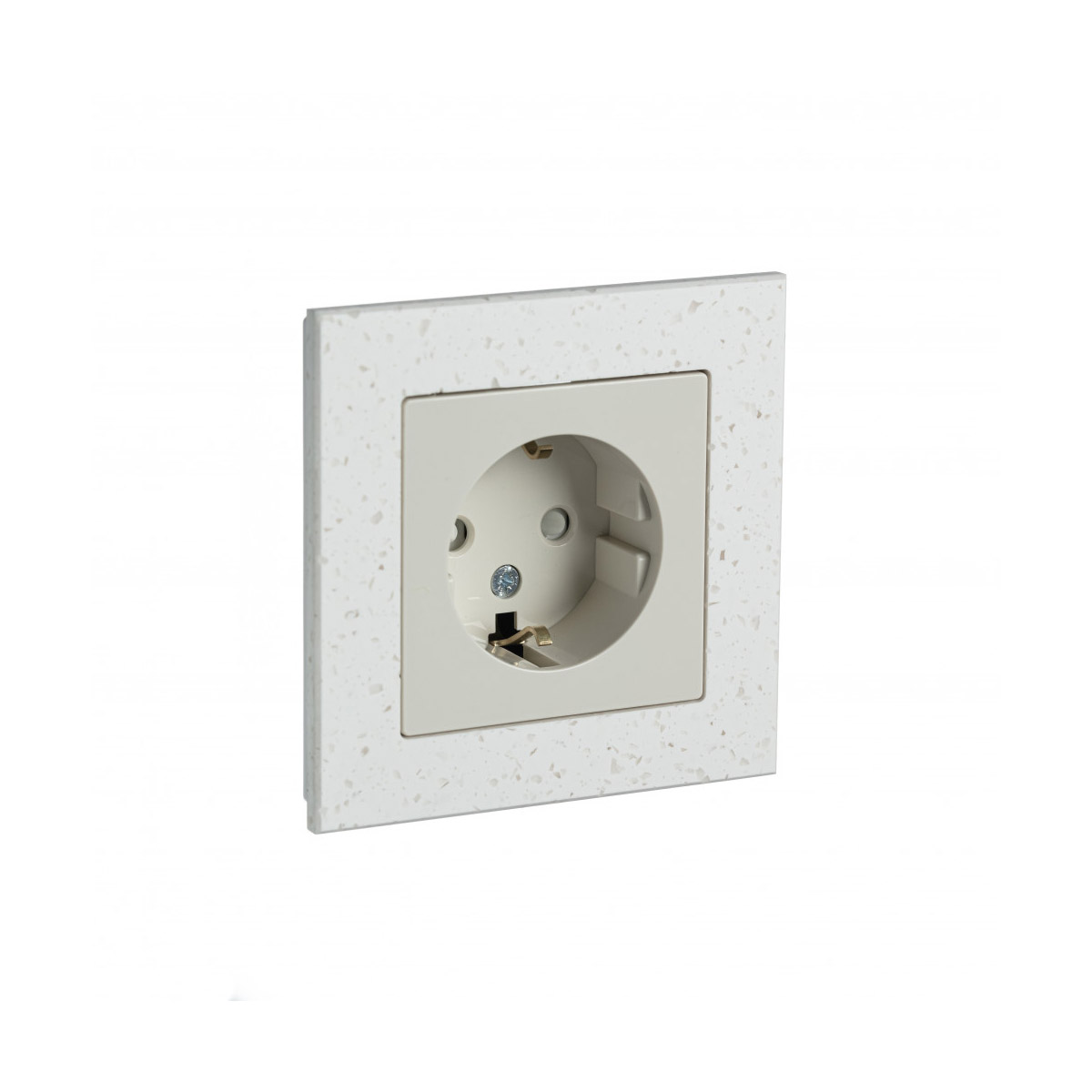 Рамка "atlasdesign nature" 1 местн. универс., мрамор, крем роял (1/15/30) "schneider"