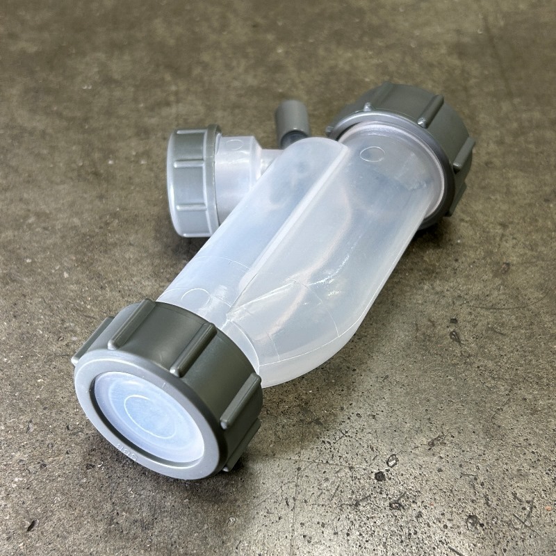 Сифон McALPINE трубный S-образный без выпуска для слива конденсата с дополнительным отводом Ду=17мм