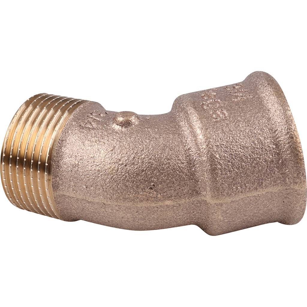 Угол резьбовой 45° ВН 3/4" бронза VIEGA (264185)
