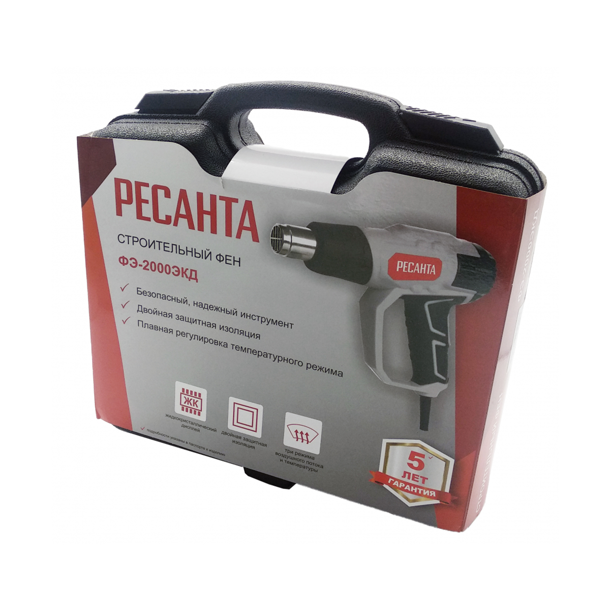 Фен строительный фэ-2000экд "ресанта"