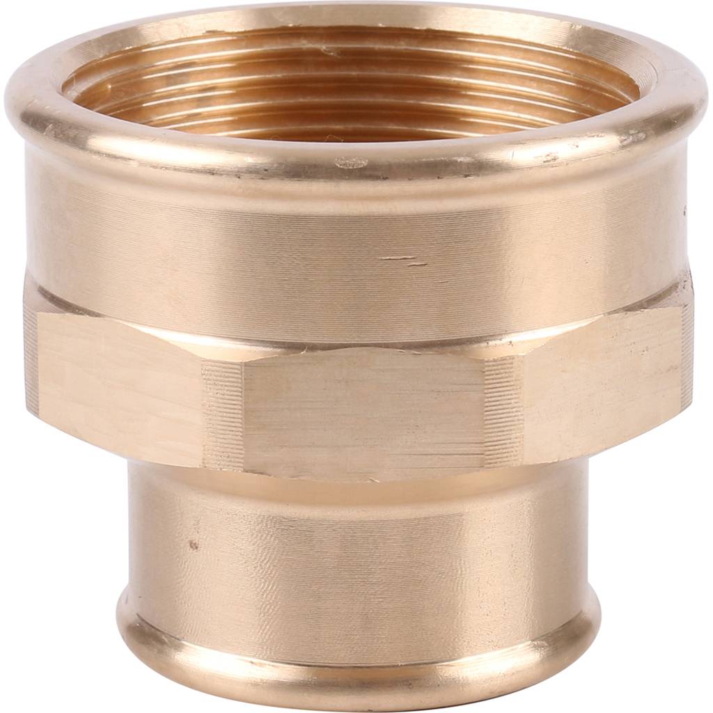 Муфта редукционная 1"1/2 x 1" резьбовая (ВР) бронза VIEGA (267520)