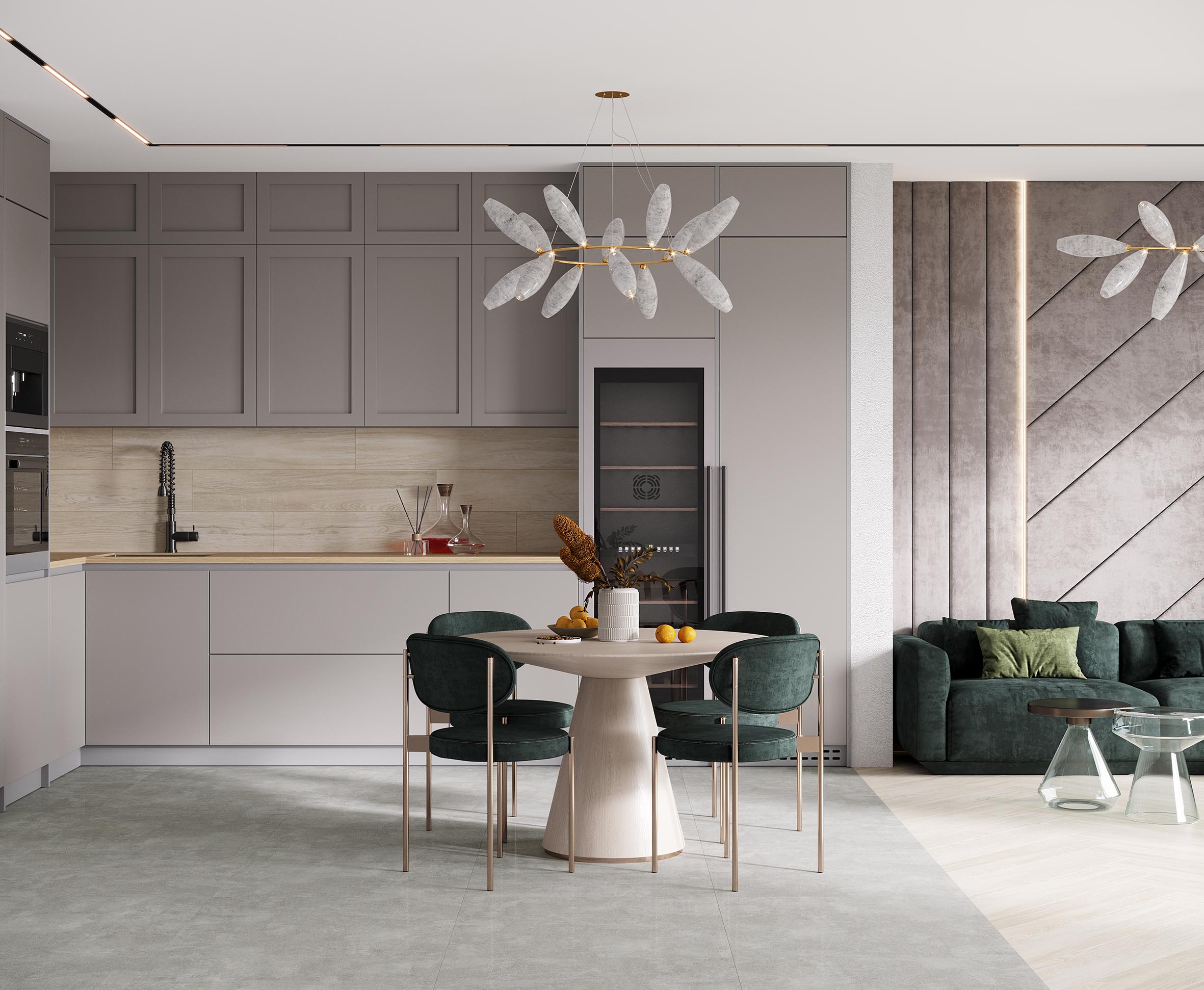 Somer stone grey керамогранит лаппатированный 80x80