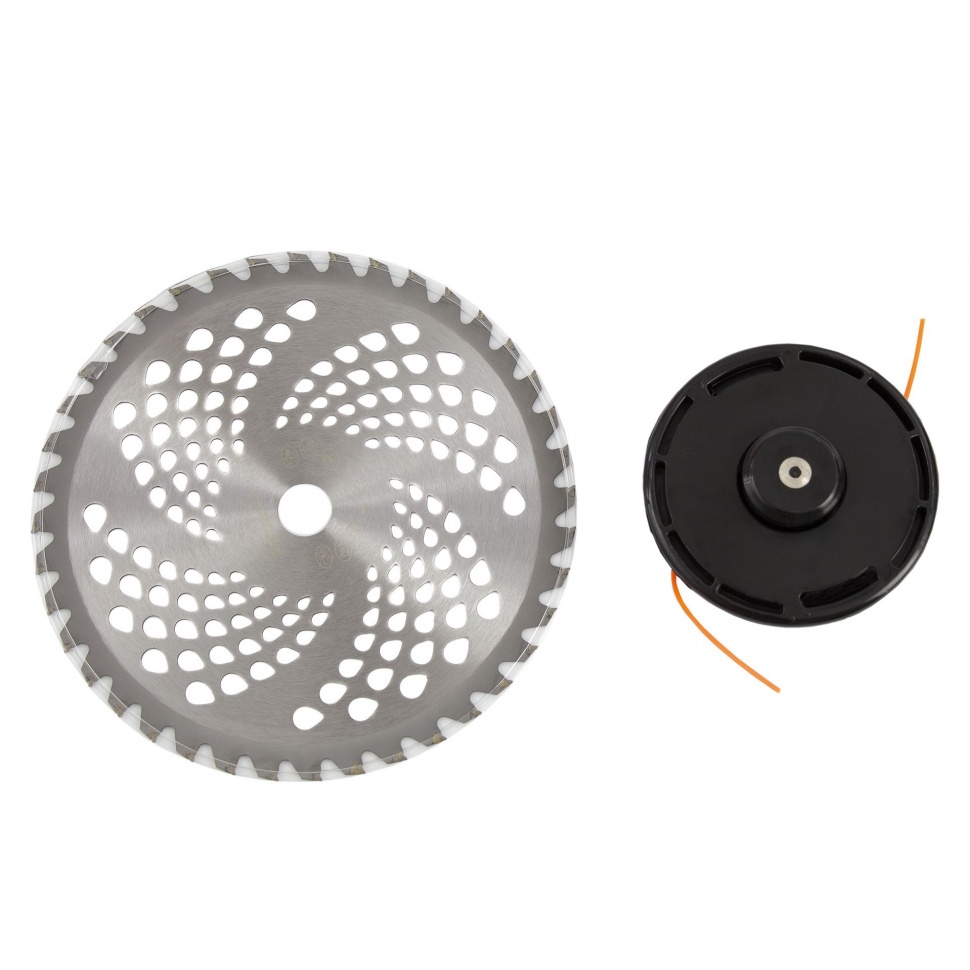 Триммер бензиновый DTL-33, 33 см3, неразъемная штанга, состоит из 2 частей Denzel (96261)