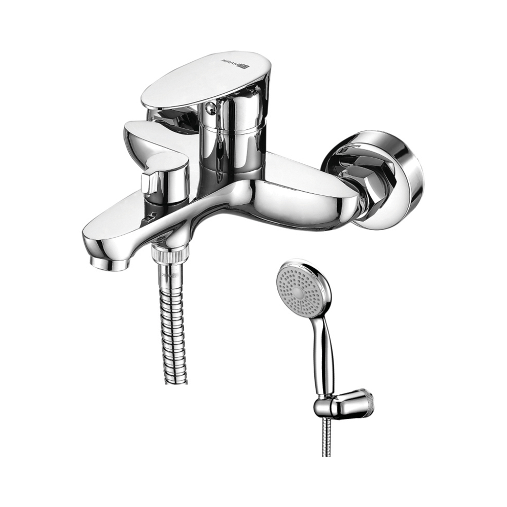 Смеситель для ванн "nero"  lm0214c  дивертор с керам.пласт. (1/12) "lemark"