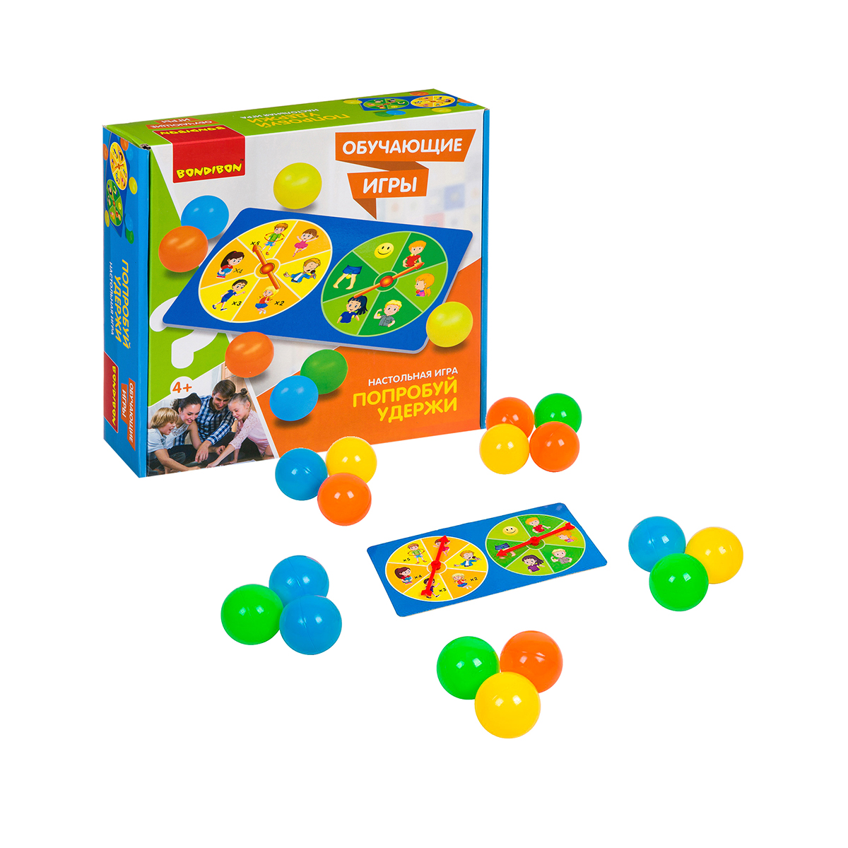 Игра обучающая "попробуй удержи" "bondibon" вв3439