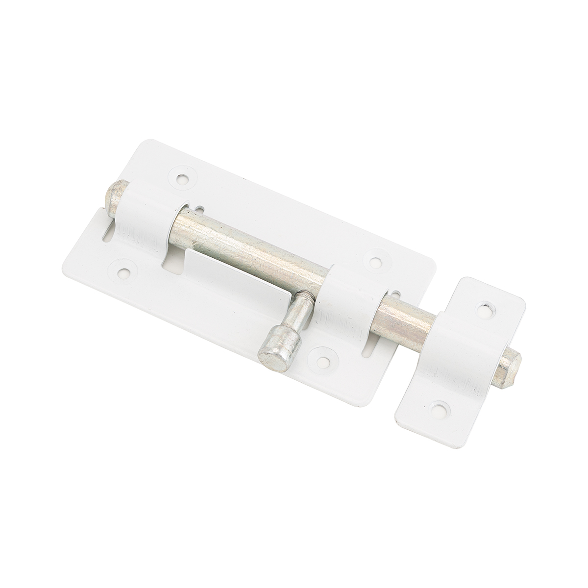 Засов дверной зд-01 круглый (белый) (20) "секрет"