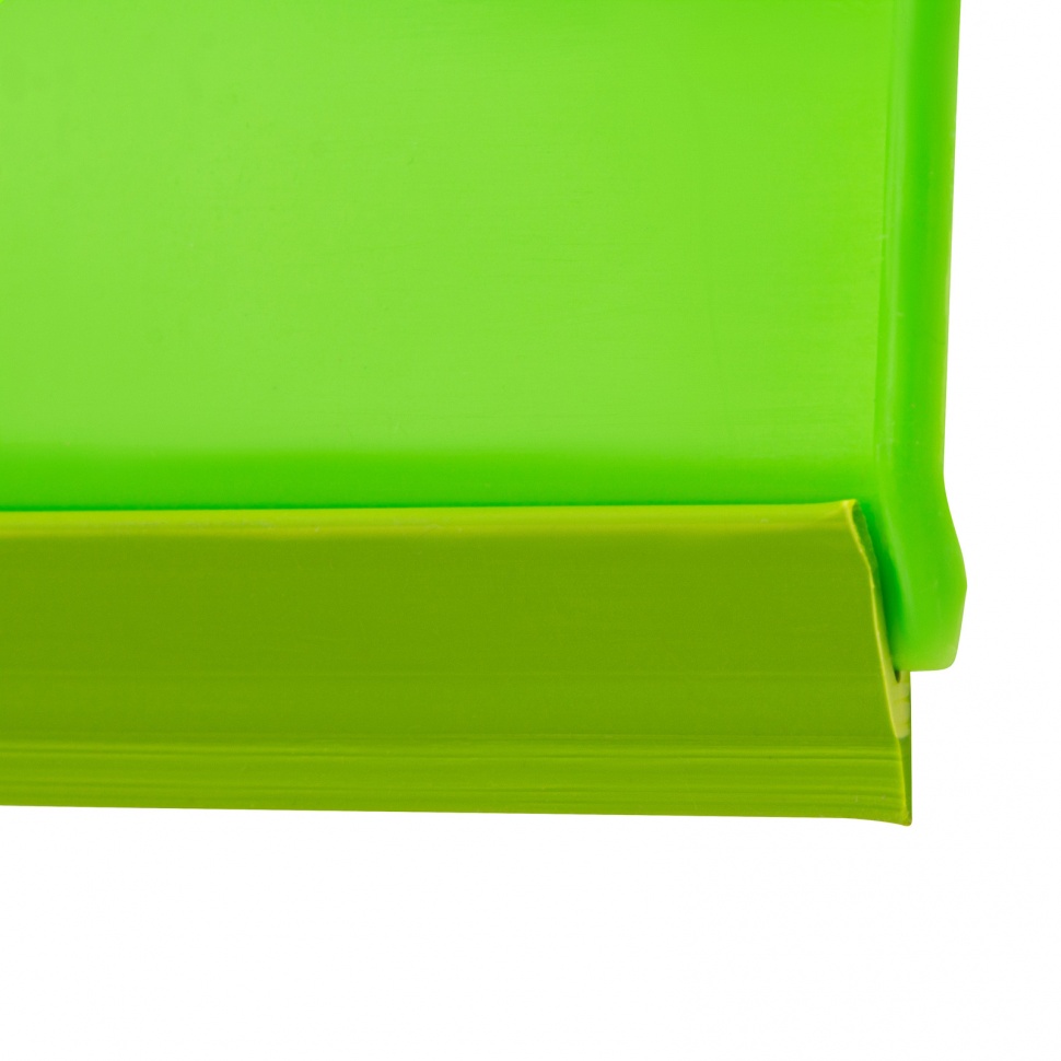 Набор: совок с кромкой 330 x 225 мм и щетка-сметка 285 мм, зеленый, Home Palisad (933115)