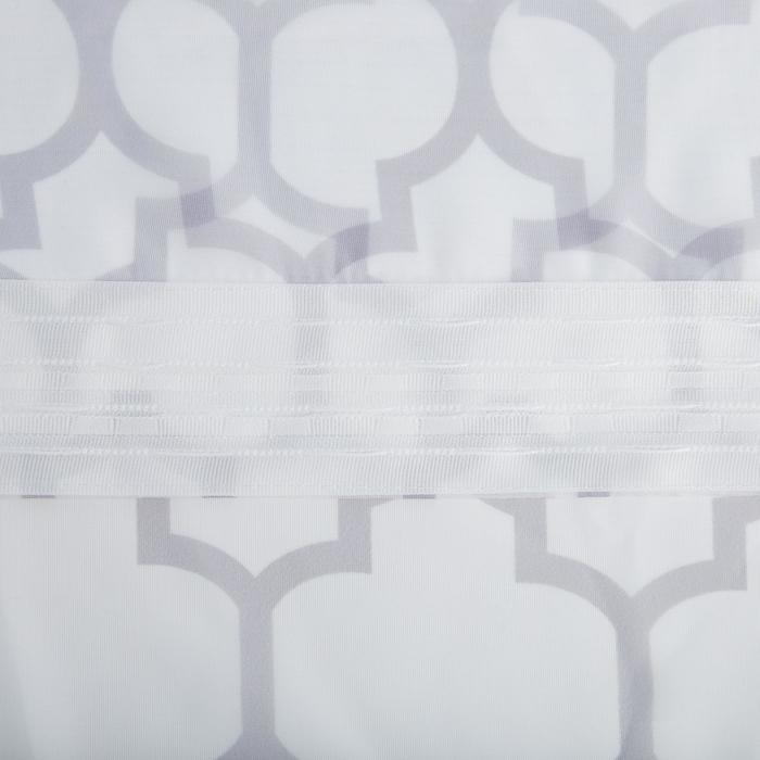 Тюль "geometry" 145*260 см компл. 2 шт. (1/25) "этель" 5525180