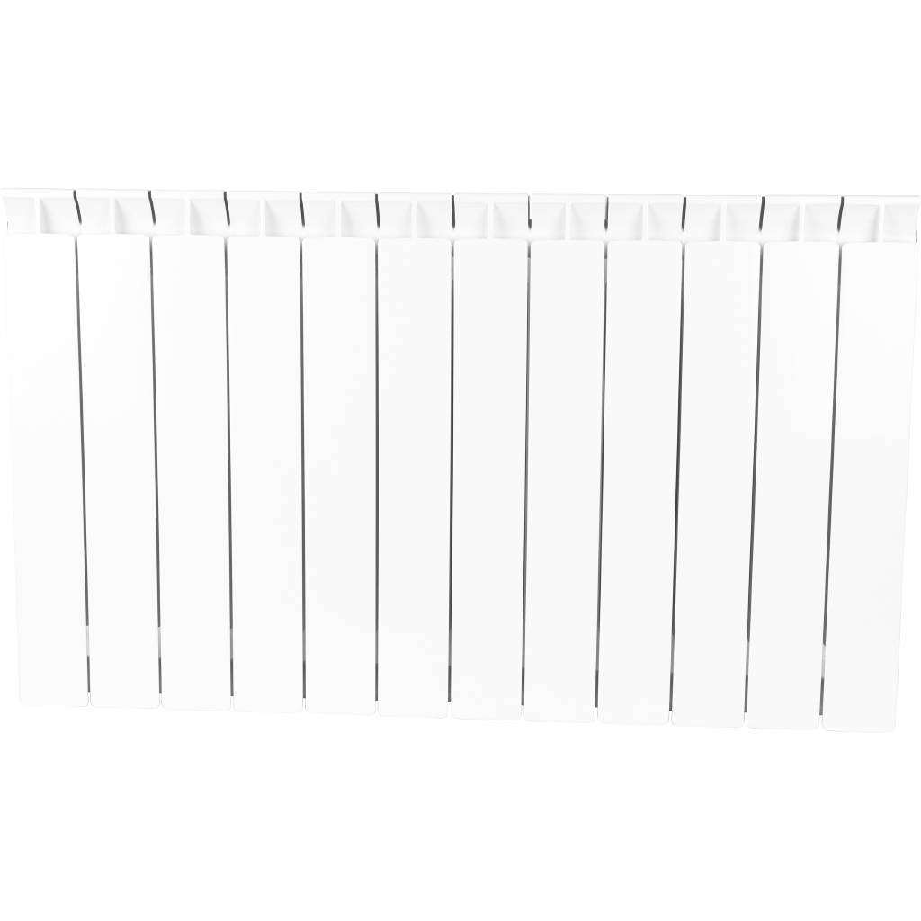 Радиатор STOUT STYLE 500 мм 12 секций, биметал. (боковое подключение) на 21,5 кв.м.