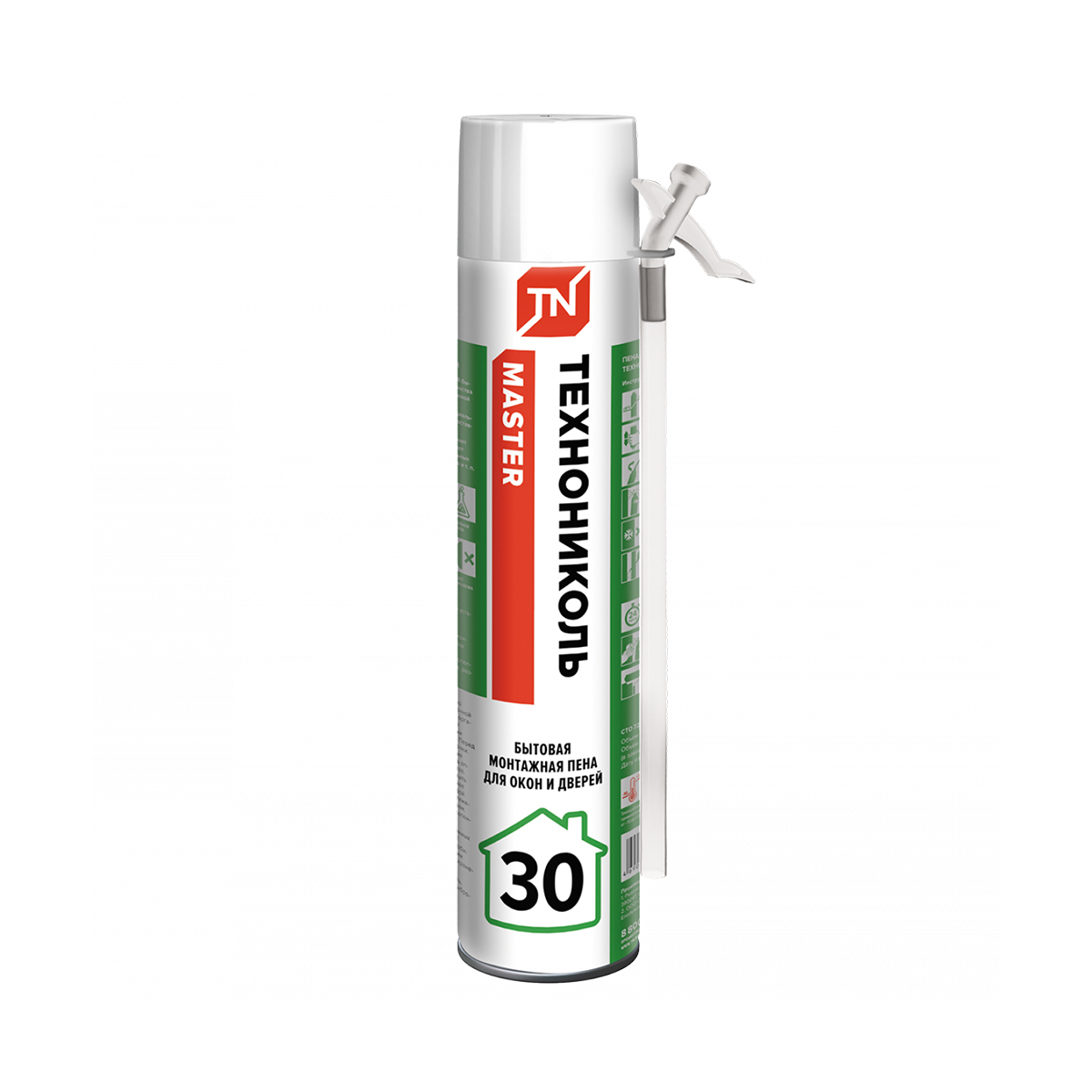 Пена монтажная "master 30" 350 мл (12/840) "технониколь"