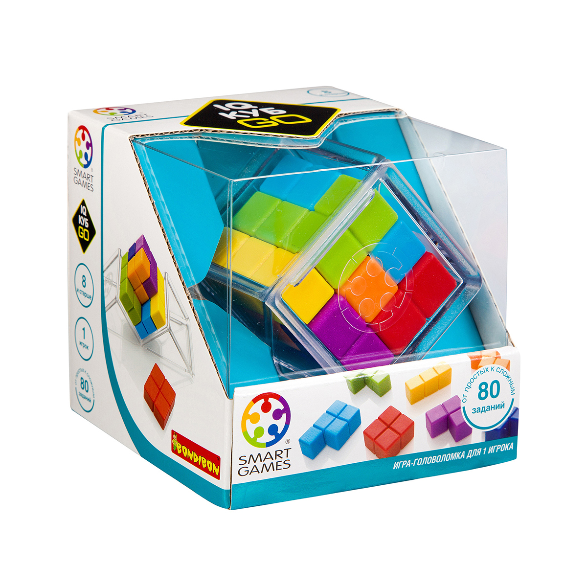 Игра логическая "iq-куб go" "bondibon" вв3331