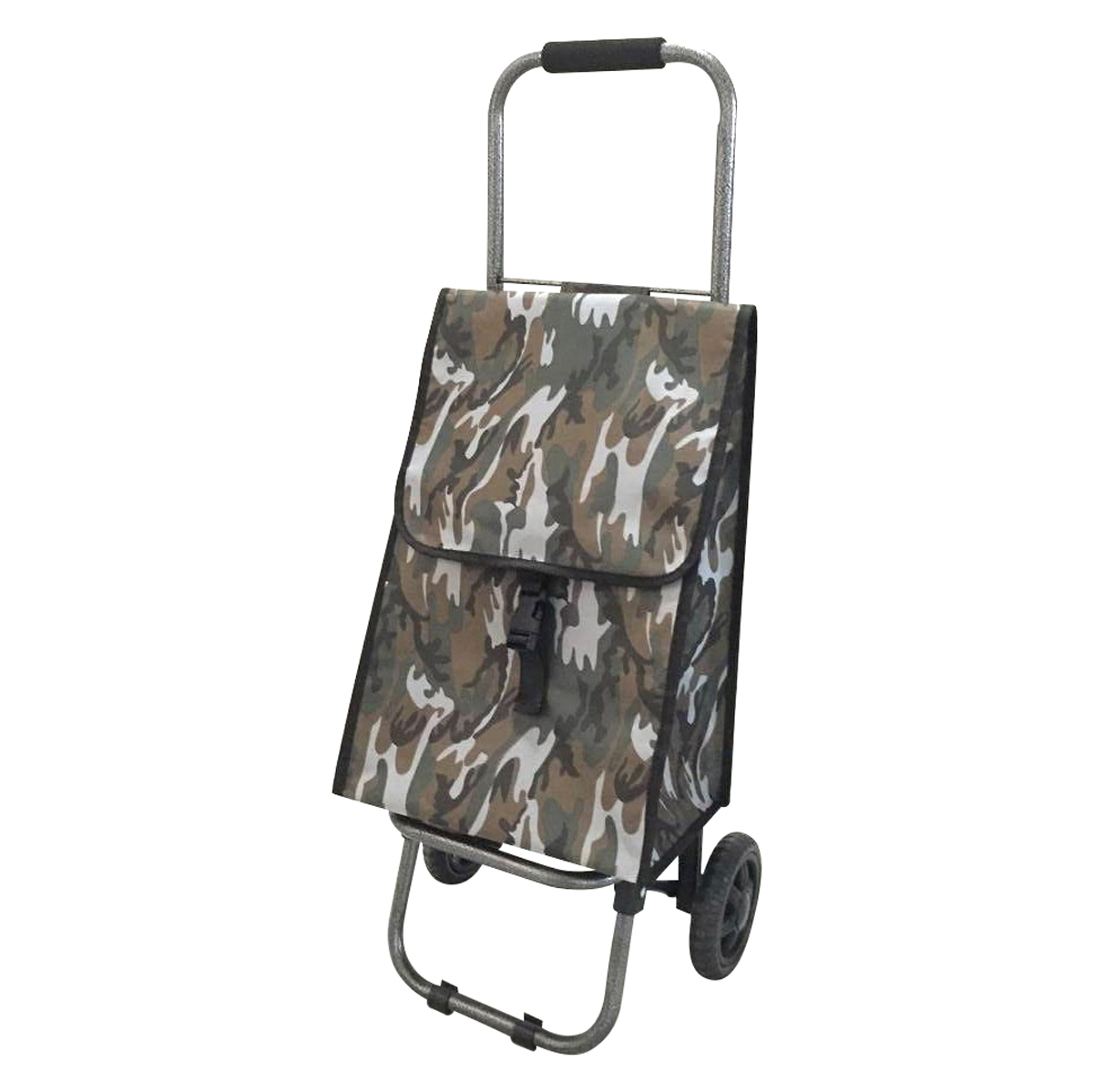 Сумка-тележка хозяйств.  d203 "хаки" 25 кг (1/10) "рыжий кот"