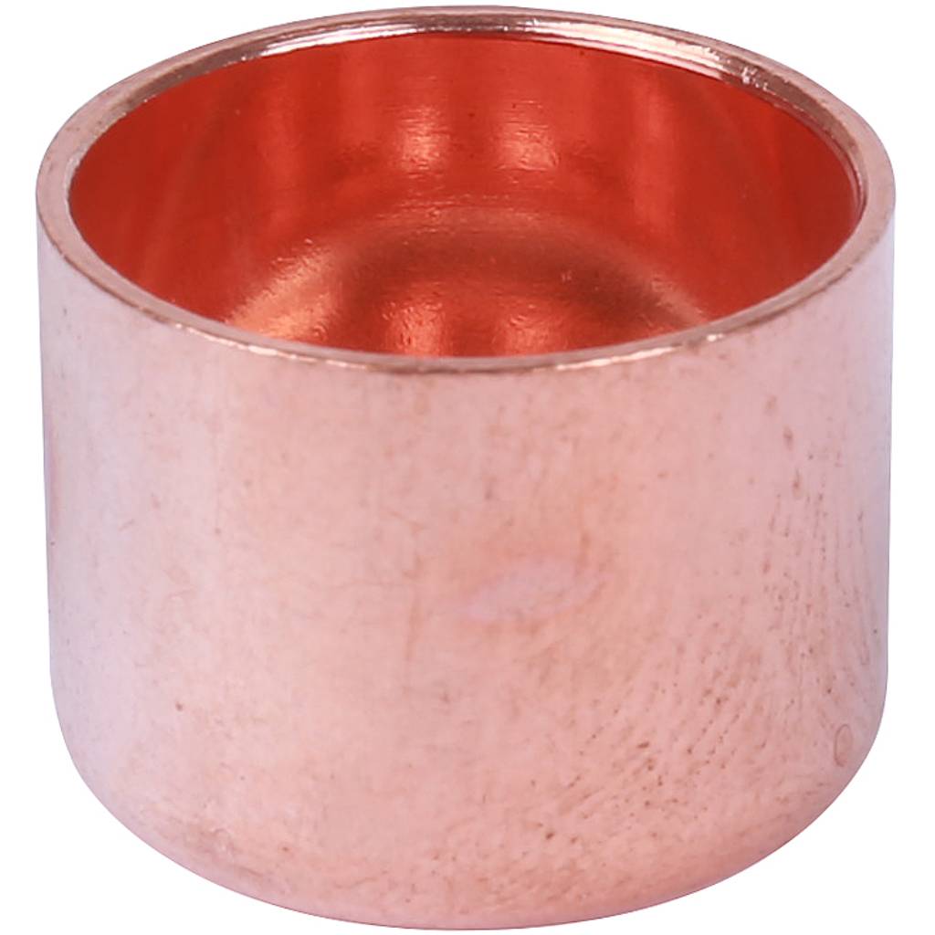 Медная заглушка 35 мм на трубу под пайку SANHA 1530135