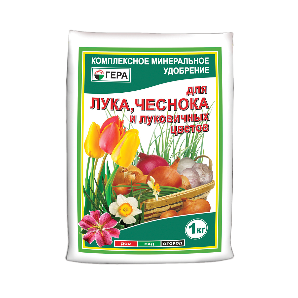 Удобрение для лука и чеснока 1 кг (25) "гера"