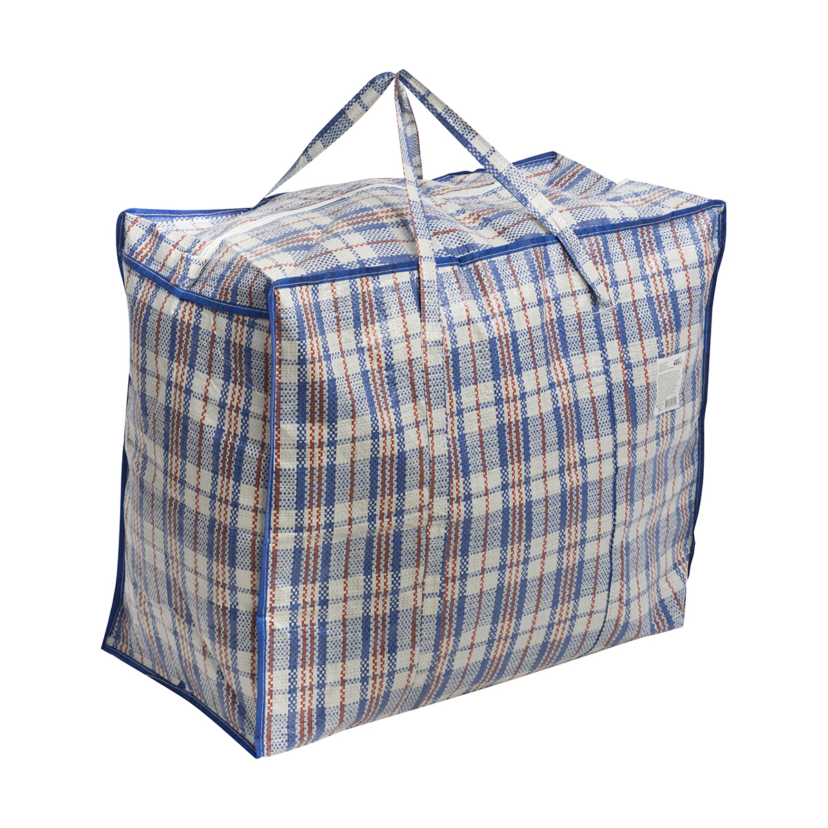 Сумка хозяйственная на молнии 60*50*30 см (полипропилен) (1/12/120) "рыжий кот"