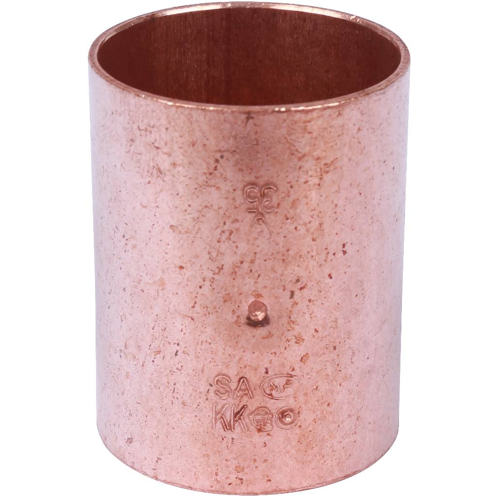 Муфта 35 мм прямая медная SANHA под пайку 1527035