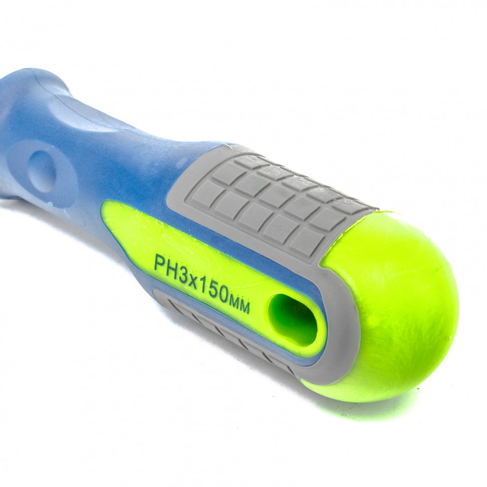 Отвертка, PH3 х 150 мм, CrV, трехкомпонентная рукоятка Сибртех (11813)