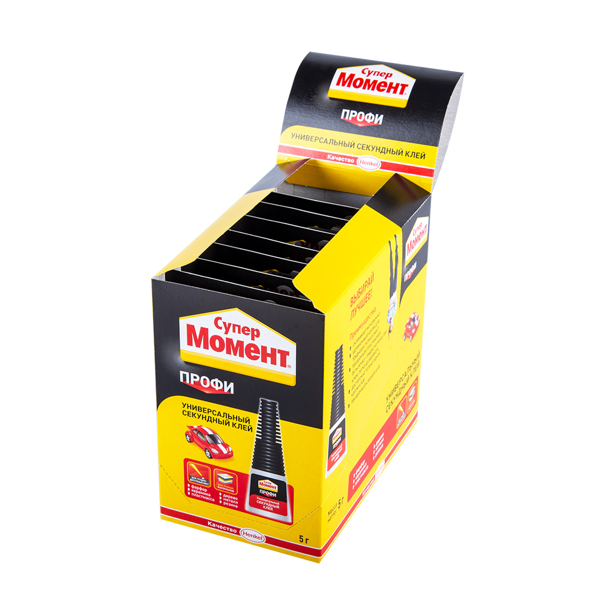 Клей момент супер профи 5 г в шоу-боксе (1/8/32)  хенкель