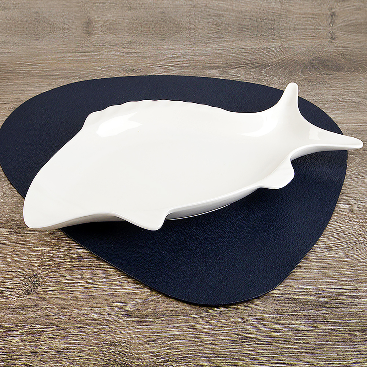 Блюдо сервировочное "маршмеллоу" 40,5*20,5*3,5 см, фарфор (1/4/12) "nouvelle home" 0530238