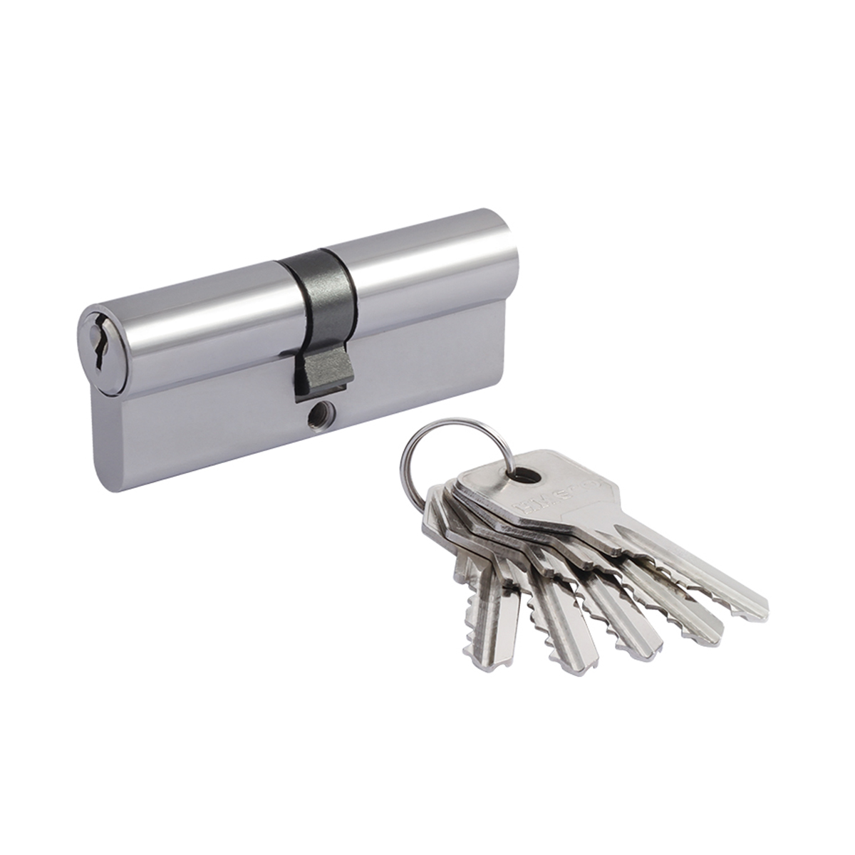 Цилиндров. механизм есо-std z л-80 (40-40) (ключ/ключ) хром (1/10/80) "нора-м"