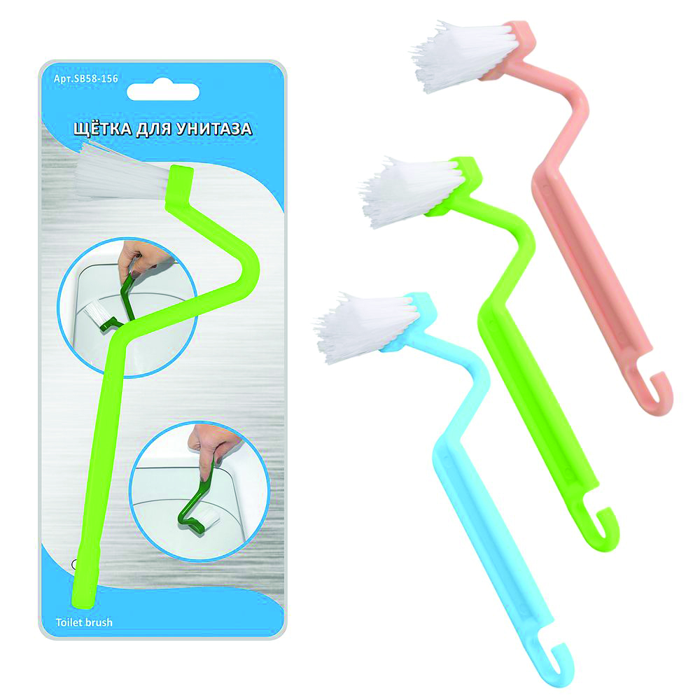 Щетка для мытья унитаза 21 см (6/72) "мультидом"  sb58-156