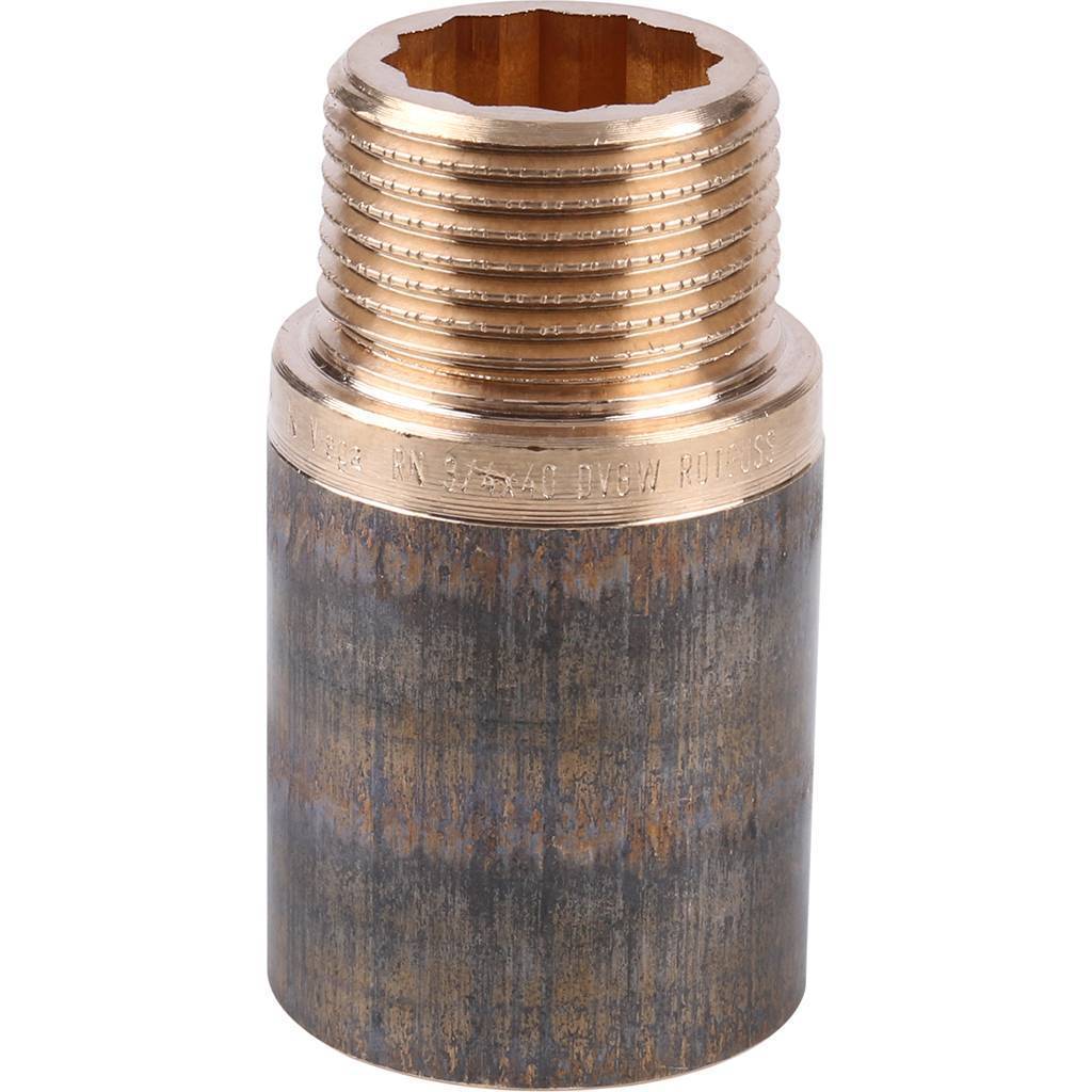 Удлинитель резьбовой 3/4" x 40 мм ВН бронза VIEGA (355050)