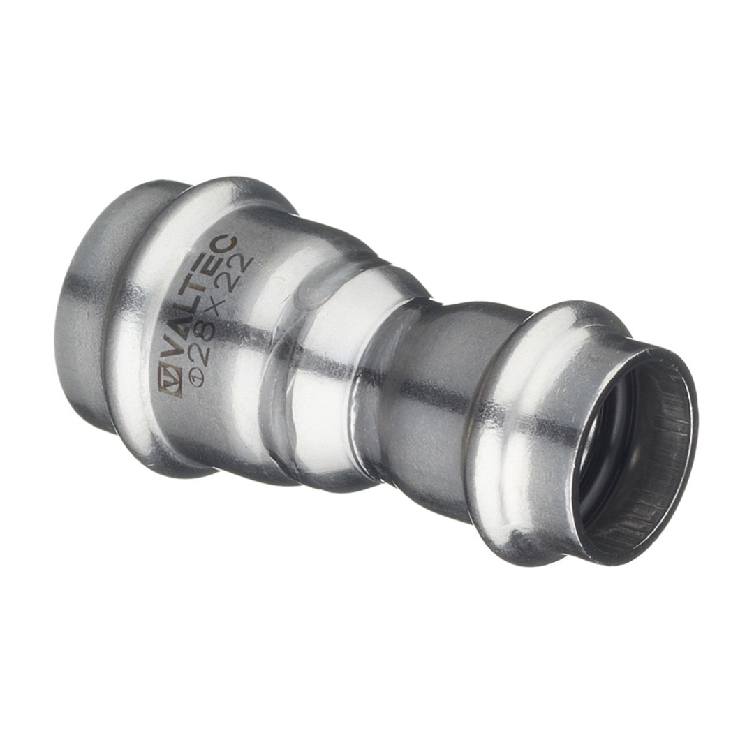 Муфта пресс 28 х 22 мм нержавеющая сталь VALTEC