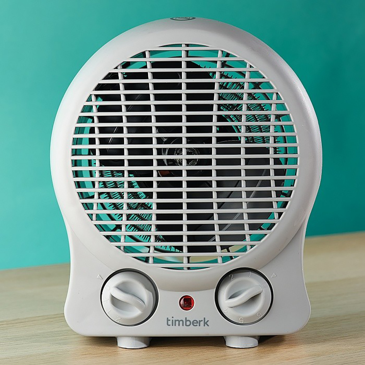 Тепловентилятор настольный спираль t-fh2-b10s-w 2 квт (белый) (1/12) "timberk"