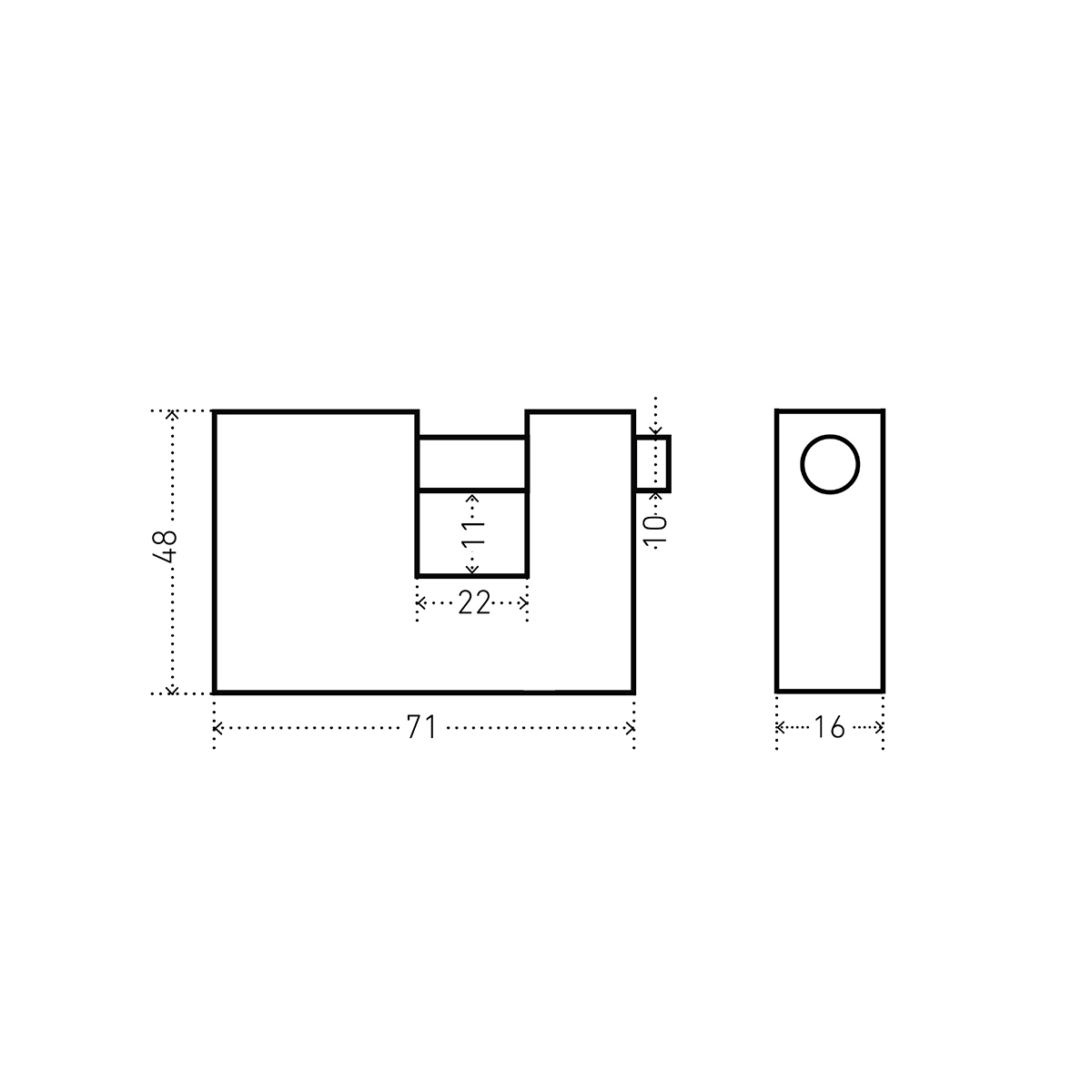 Замок навесной вс1ч-770 (3 ключа) (1/6/36) "аллюр"