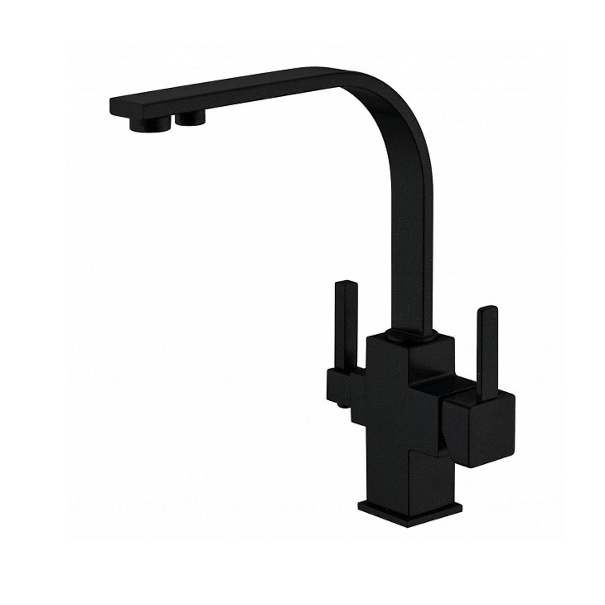 Смеситель для кухни с подключ. к фильтру питьев. воды zr 332 yf black "zorg"