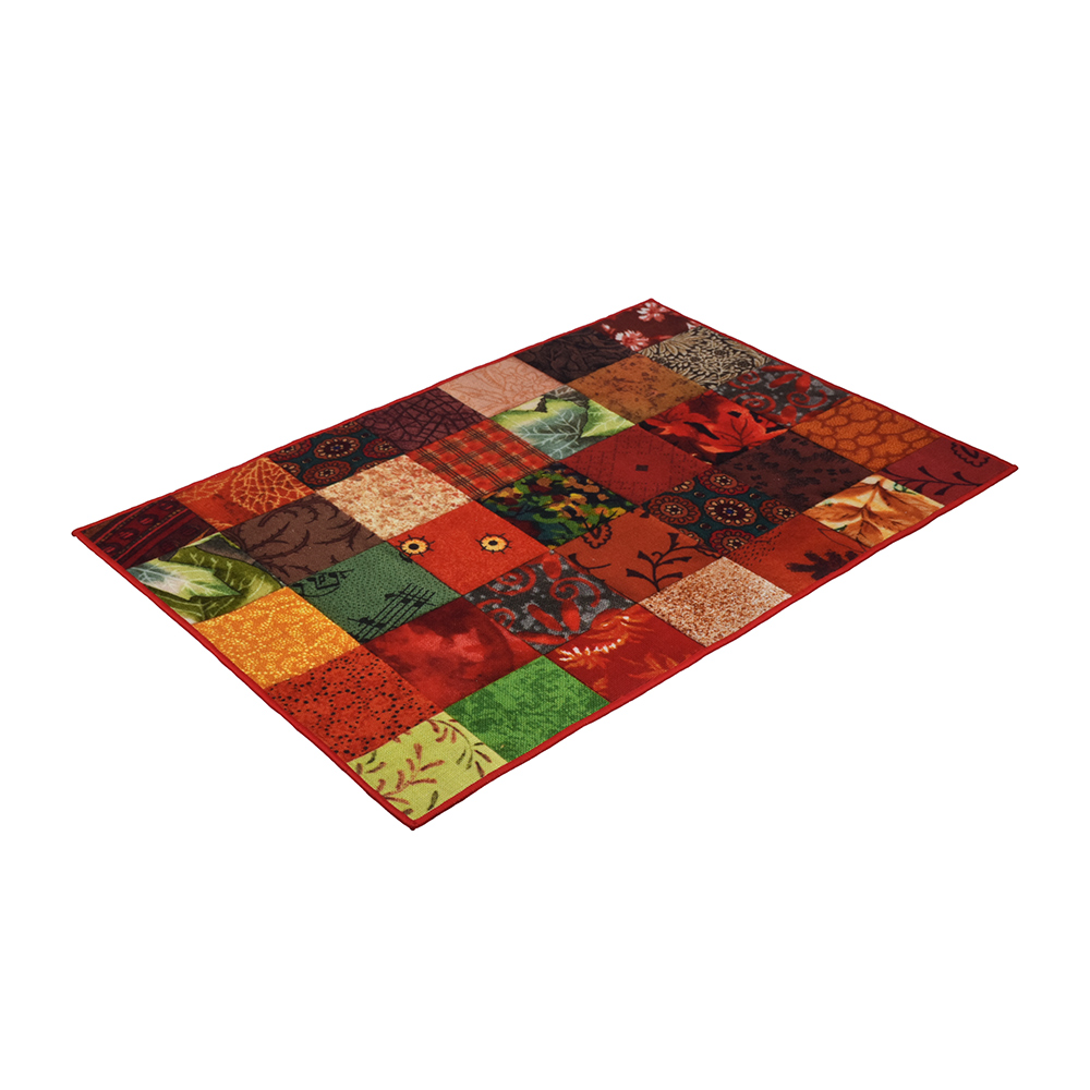 Коврик влаговпитывающий "velur" 60*90 см "пэчворк" (1/10) "vortex" 24244