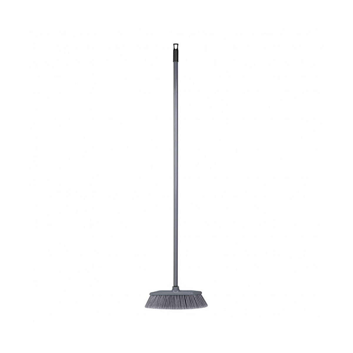 Щетка для пола "эконова" узкая, с рукояткой (серая) (1/30) "бытпласт"