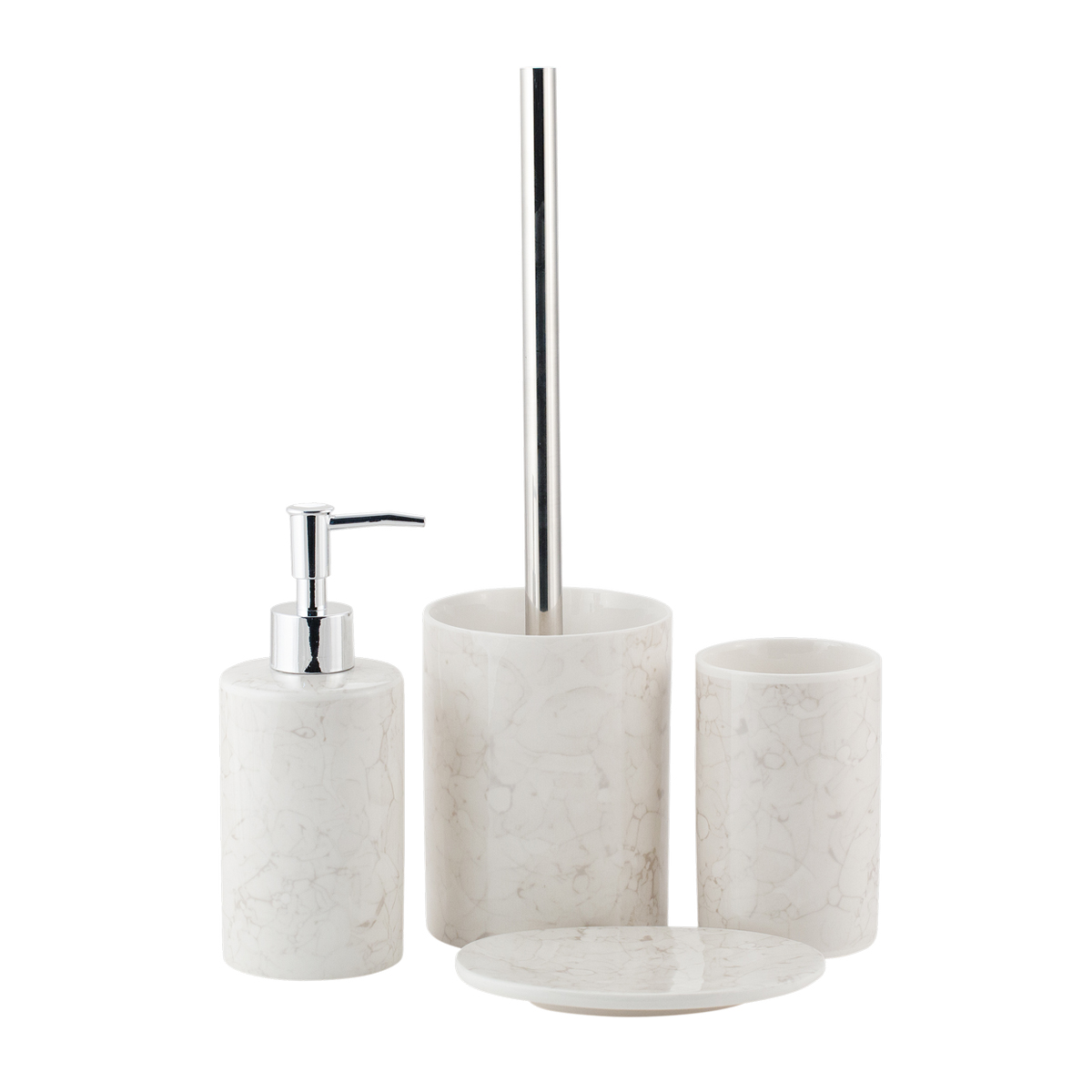 Стакан для ванной комнаты "marmo" керамика (белый) (1/12) "swensa" swtk-2900c