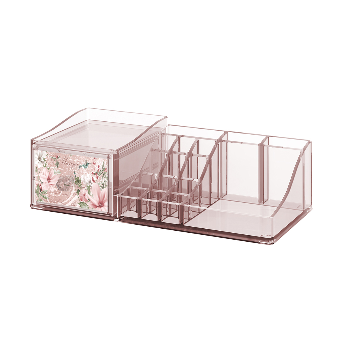 Органайзер для косметики и аксессуаров "jardin" 30,5*15,3*9 см (1/12) "valiant" jr-org-s17