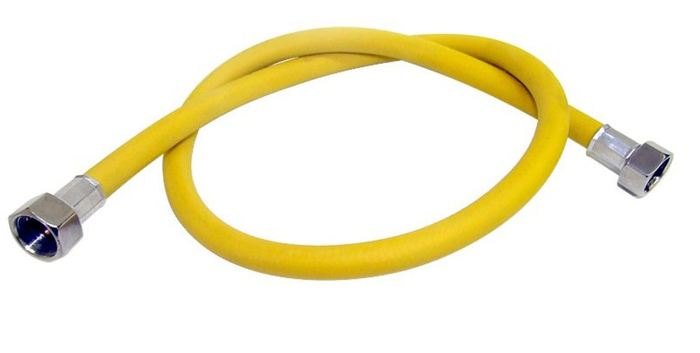 Шланг пвх для газа  1/2" 10*15  1,5 м гайка-гайка  (1/80) "elka"