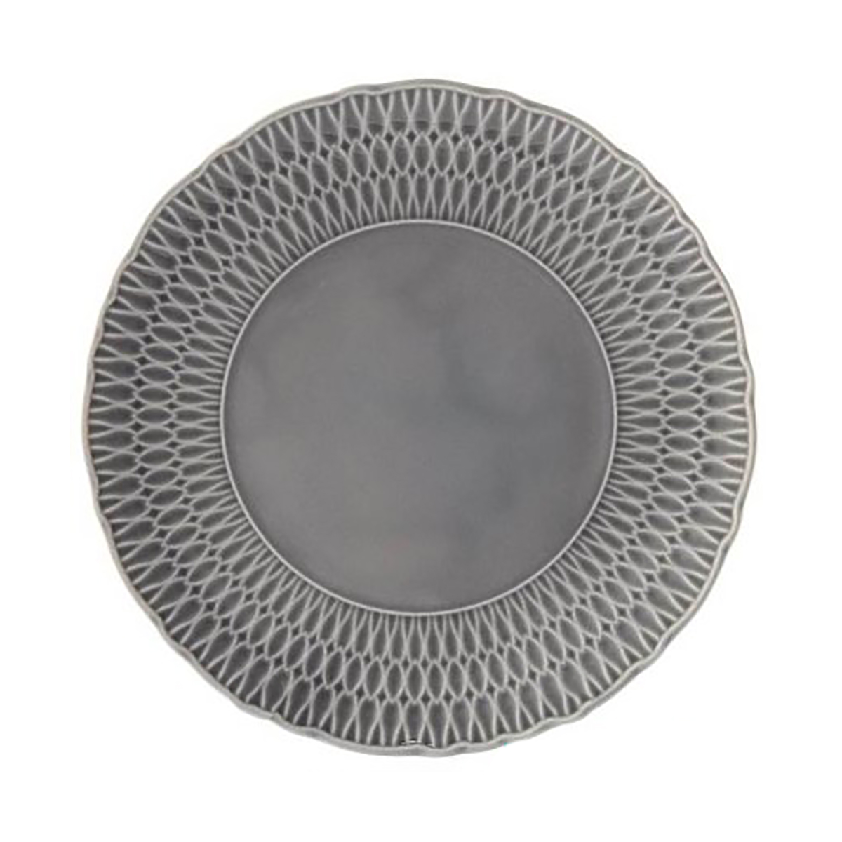 Тарелка обеденная "sofia" серая глазурь 28 см (1/6/36) "cmielow" 0881390 sofia lb01