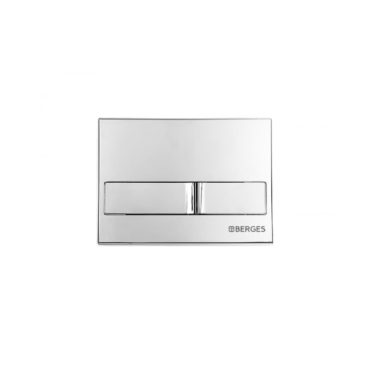 Инсталляция рамная для подвесного унитаза "novum" с кнопкой l3 (хром глянц.) (1) "berges"