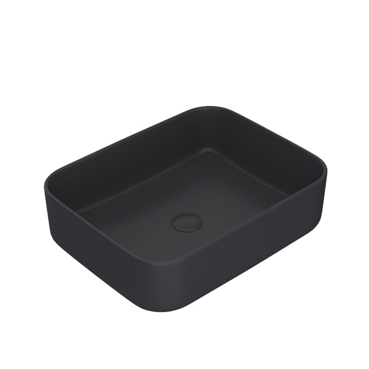 Раковина накладная "bridge" (черный матовый) (1) "iddis" bribm05i27