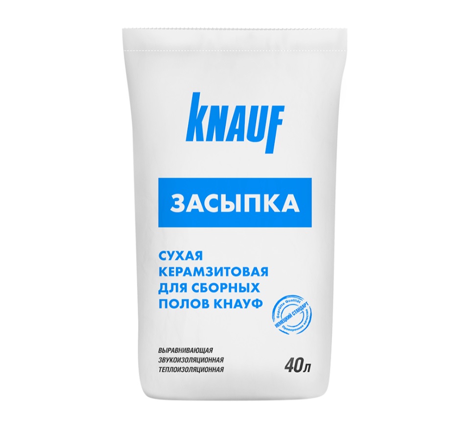 Сухая керамзитовая засыпка КНАУФ (KNAUF) фракция 0-5мм (0,04м3)