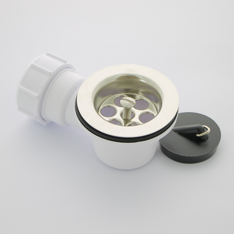 Выпуск McALPINE 70 мм нерж. решетка с пробкой, выход гориз. компрес. 32 мм