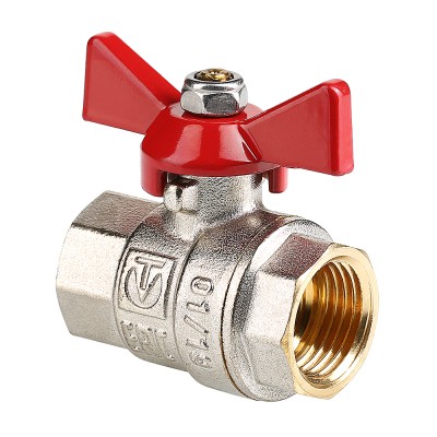 Кран шаровый BASE 1/2'' ВВ бабочка VALTEC