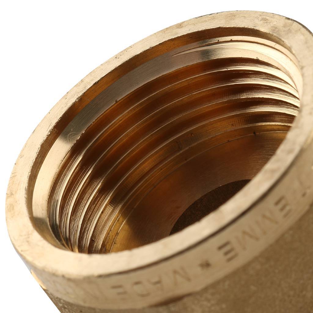 Переходник резьбовой ВН 1" x 1/2" латунь TIEMME