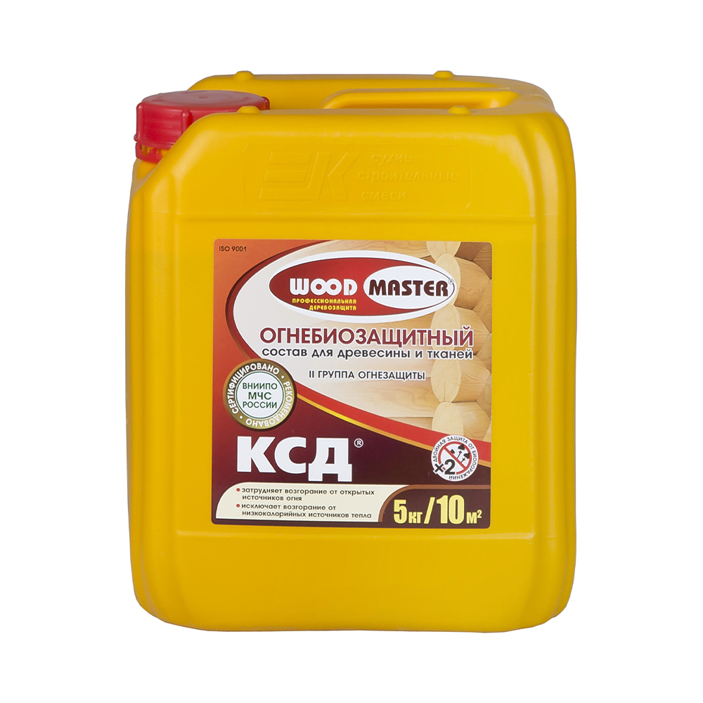 Ксд  огнебиозащитный состав "woodmaster"   5 кг (1) "рогнеда"