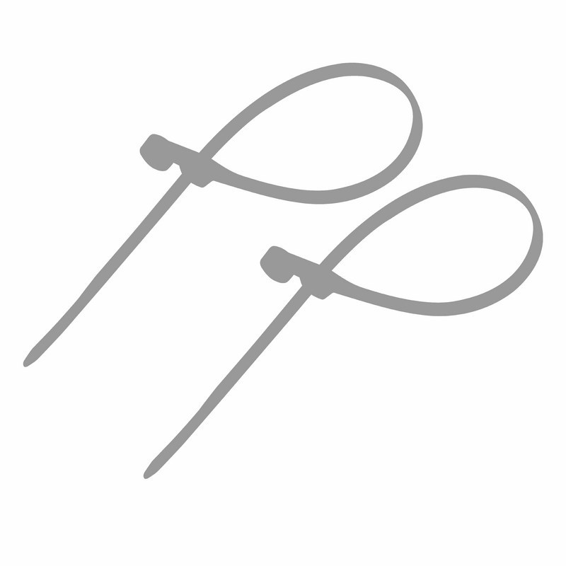 Хомуты нейлон под винт 3,6 х 150 мм (набор 100 шт.), серые (1/10/100) "rexant" 07-0154-3