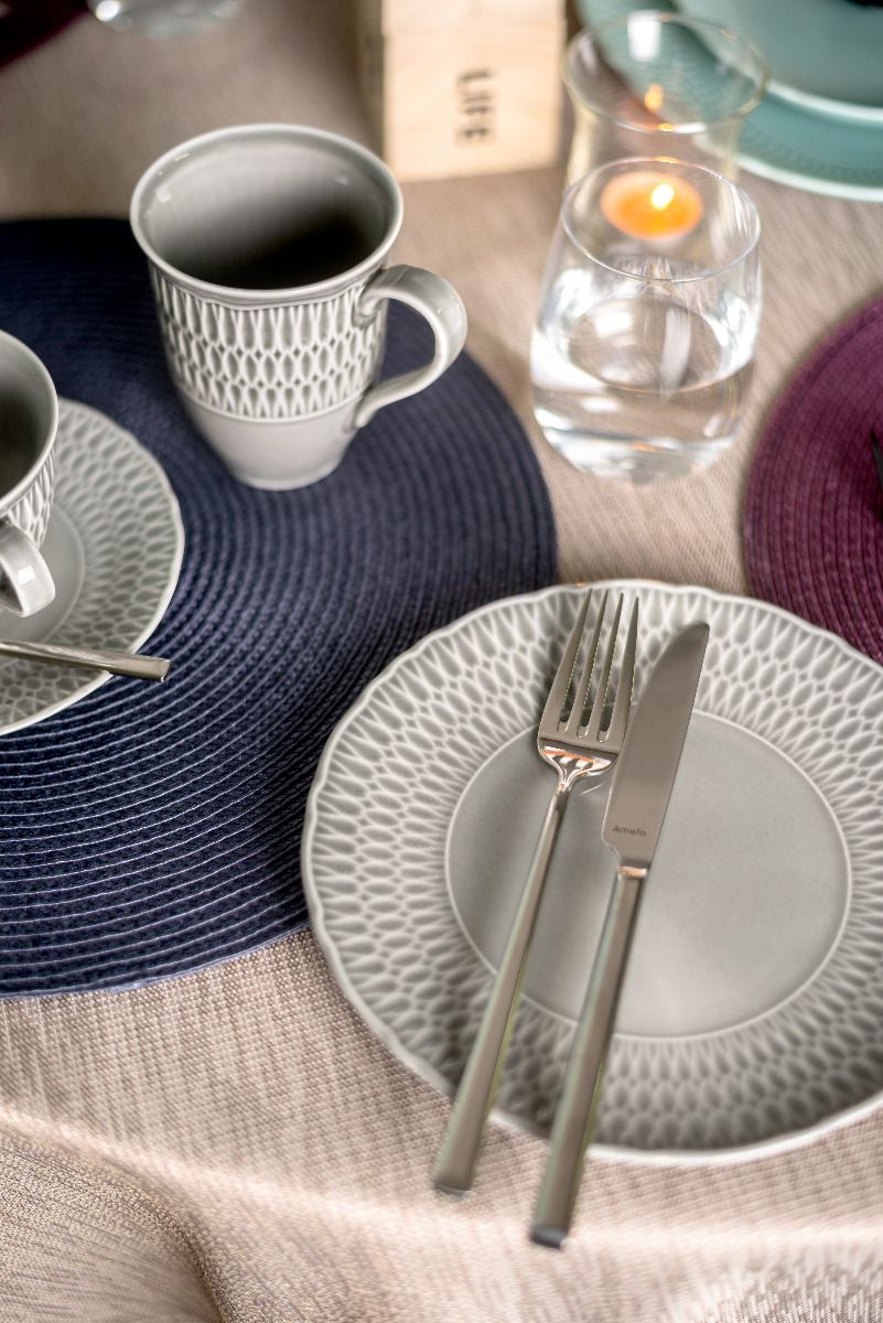 Кружка "sofia" серая глазурь 300 мл (1/6/36) "cmielow" 0883820 sofia lb01