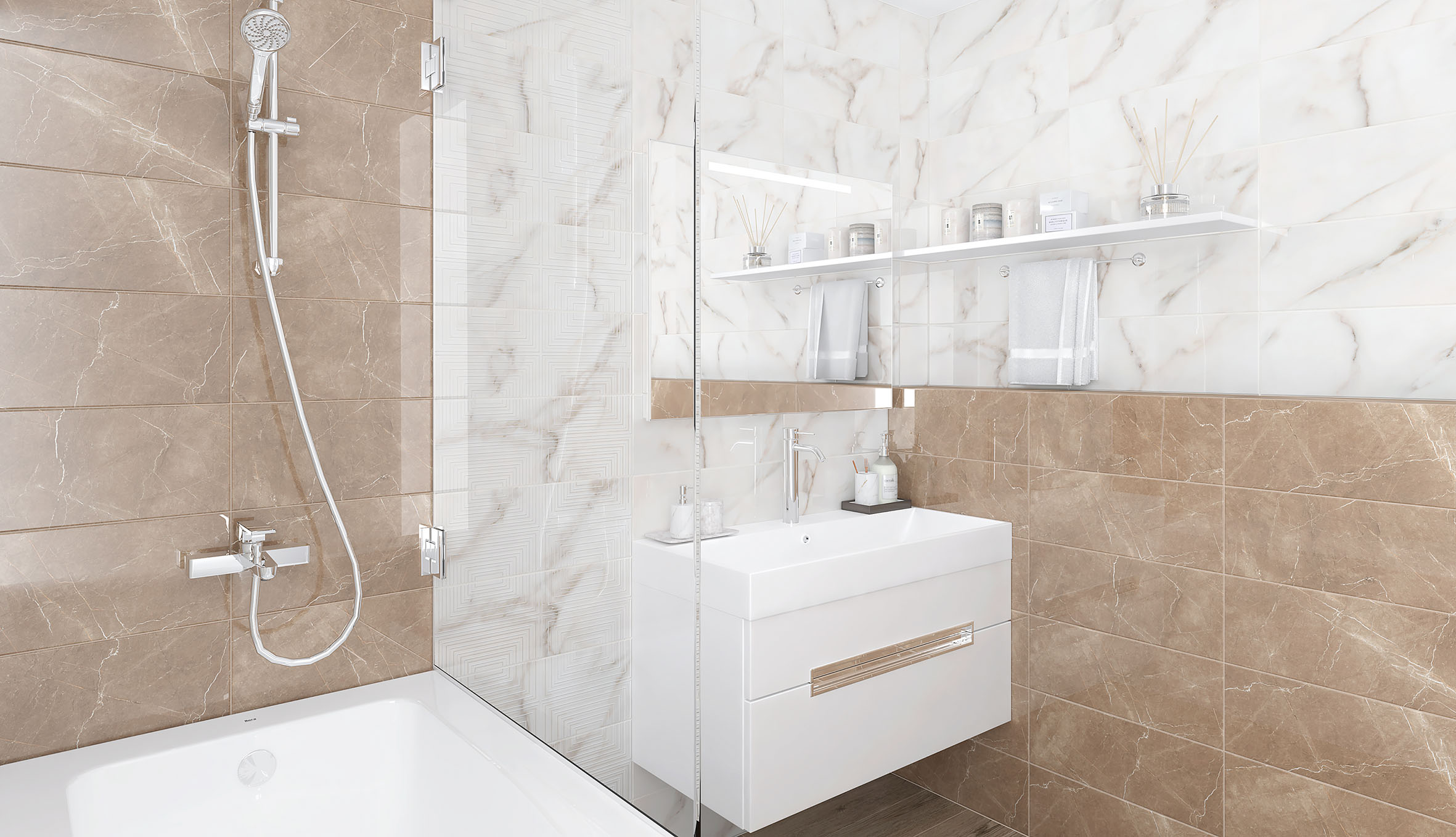 Oliver коричневый 20x50