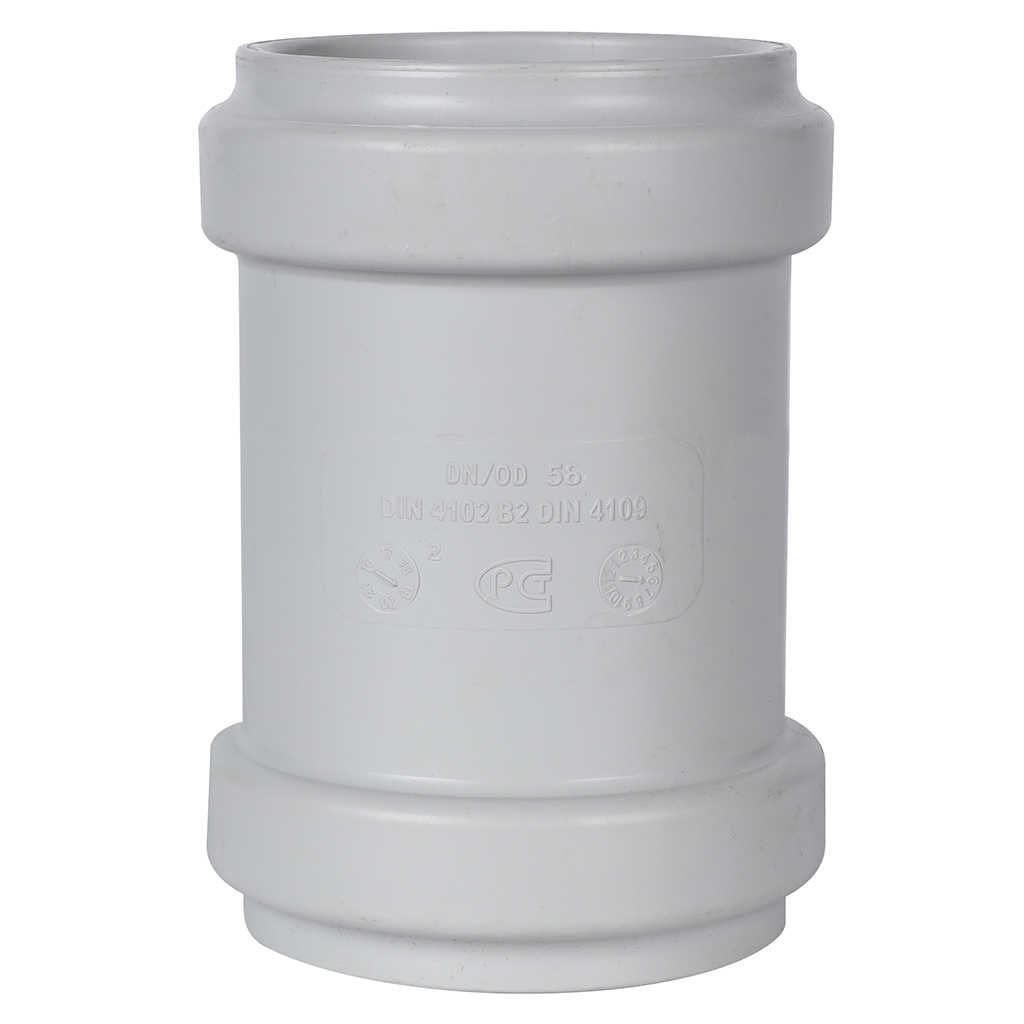 Муфта двухраструбная канализационная бесшумная D = 58 мм STOUT