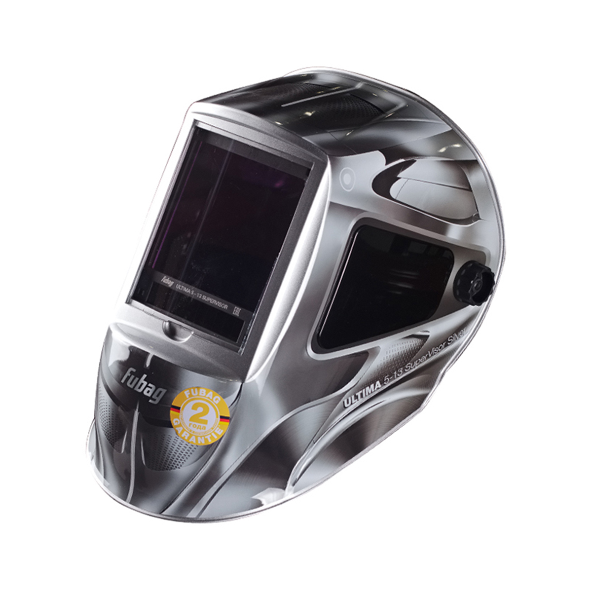 Маска сварщика "хамелеон" ultima 5-13 supervisor silver (1) "fubag" 31583