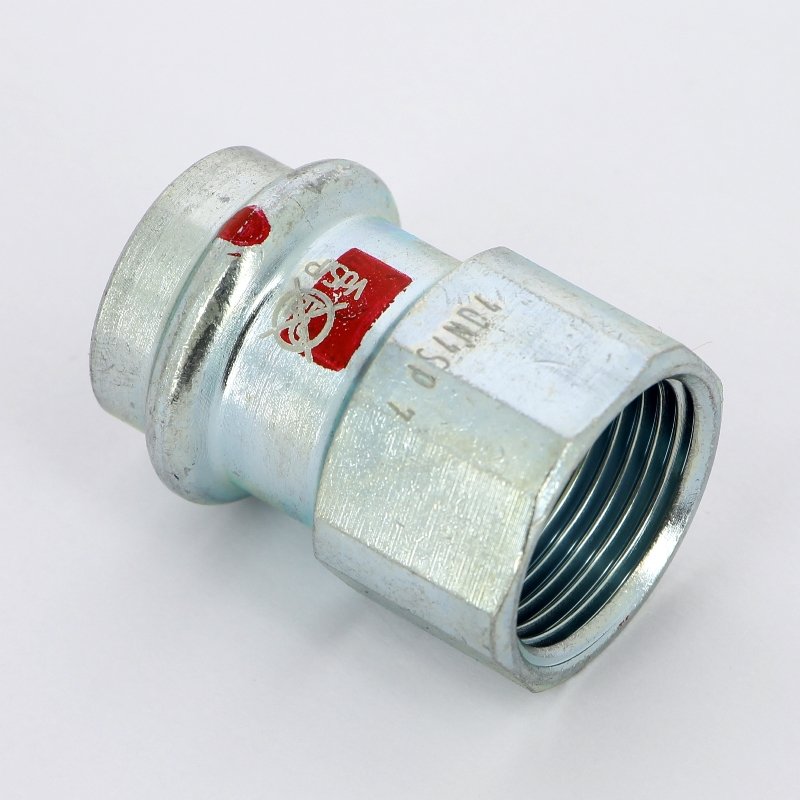 Муфта пресс-В 22x3/4" оцинкованная сталь Prestabo VIEGA