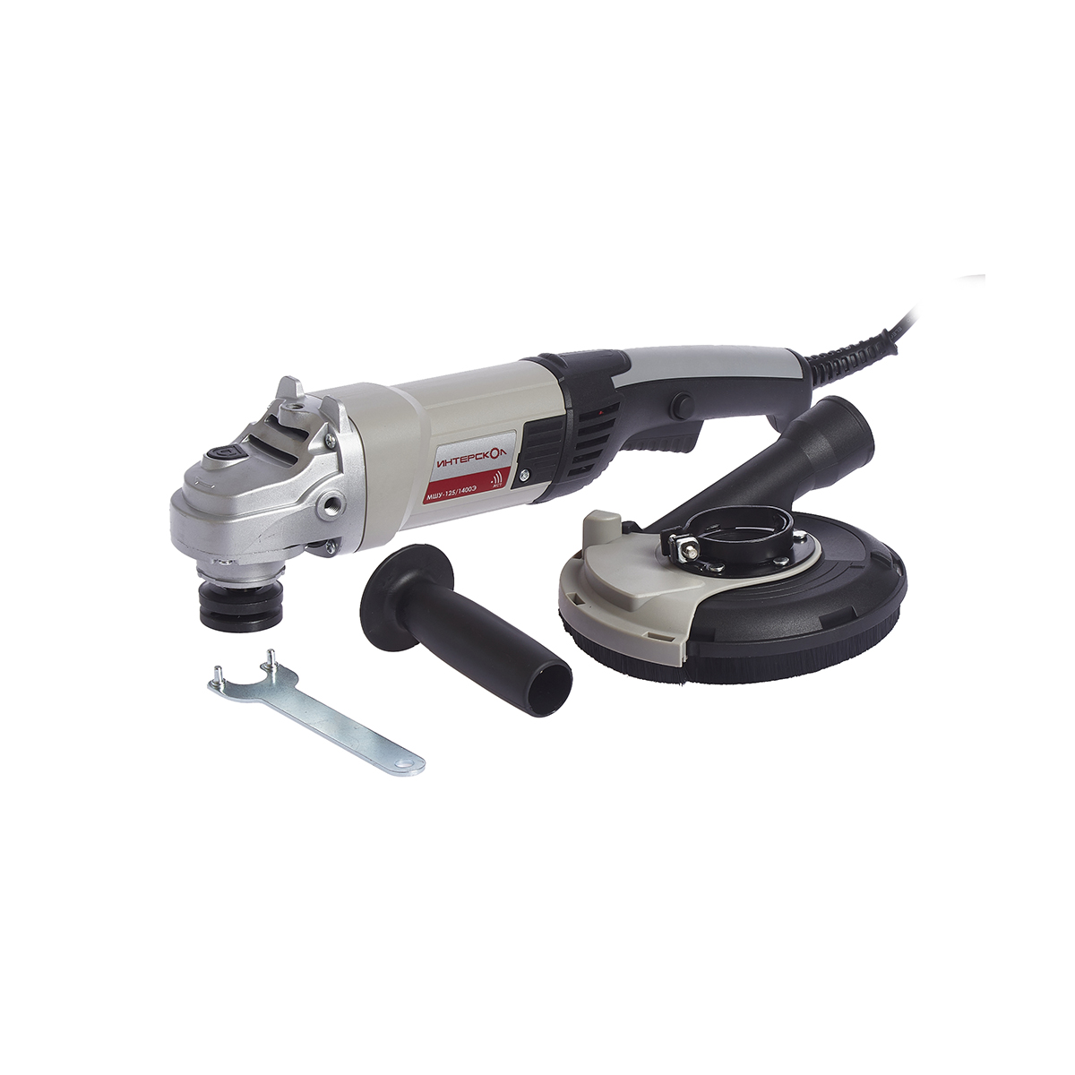 Угловая шлифмашина мшу-125/1400э (1/4) "интерскол" 380.1.0.00